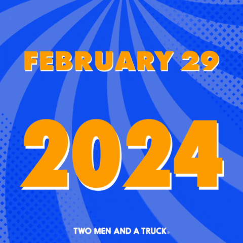 Moving Leap Year GIF by TWO MEN AND A TRUCK®