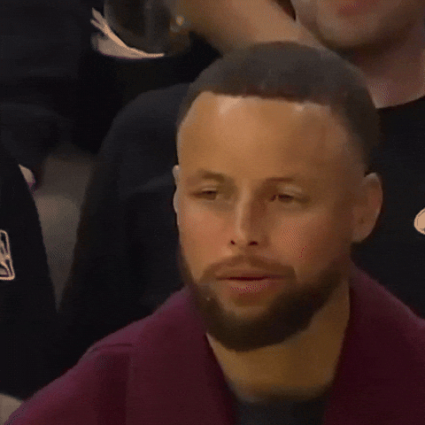Disappointed Stephen Curry GIF
