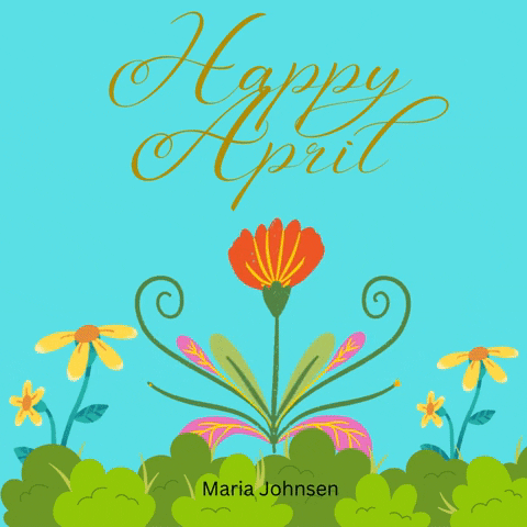 Flowers April GIF by Maria Johnsen
