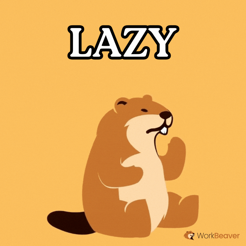Resting Day Off GIF by WorkBeaver