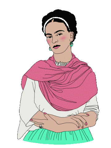 Frida Kahlo Beauty Sticker