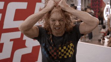Frustrated Carrot Top GIF by UFC