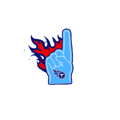 Fire Sticker by Tennessee Titans