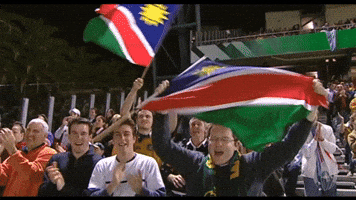 Excited Namibia Rugby GIF by Rugby World Cup