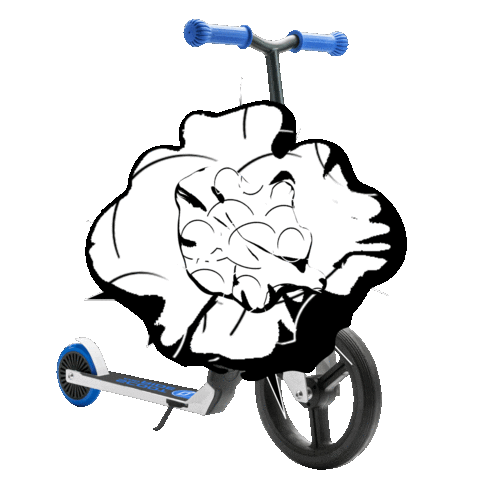 Scoot and Ride Sticker