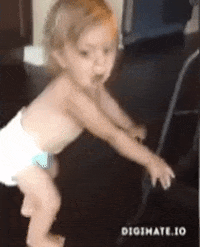 frightened baby gif
