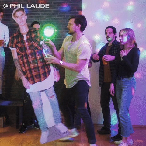 PhilLaude music party comedy justin bieber GIF