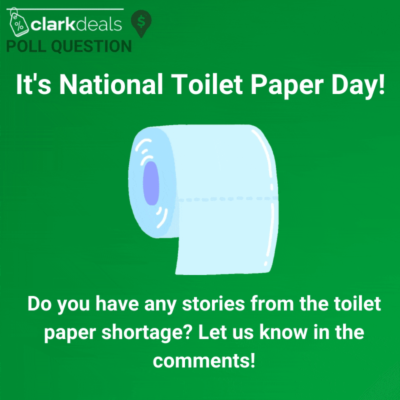 National Toilet Paper Day GIF by Team Clark