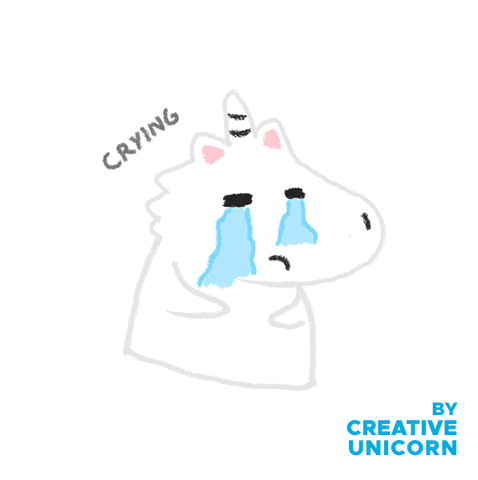 Sad Cry GIF by Creative Unicorn