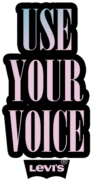 Use Your Voice Pride Sticker by SeAu