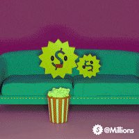 Tv Show Popcorn GIF by Millions