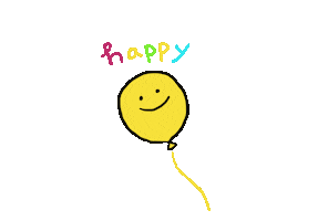 Happy Balloon Sticker