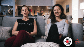 getting comfy night in GIF by Red Nose Day