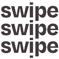 Swipe Dark Sticker by Studio Arsène