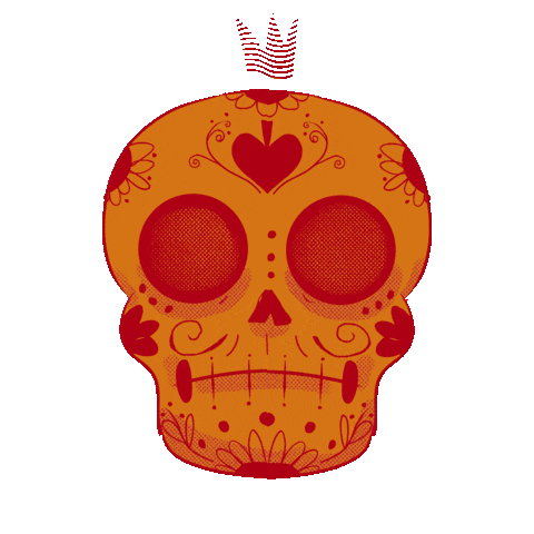 Skull Sticker