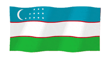 Flag Uzbekistan Sticker by SHEDEVR