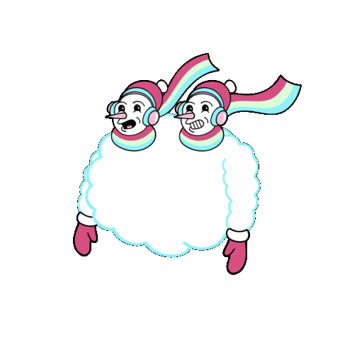 Snowman Dancing Sticker by chrixmorix