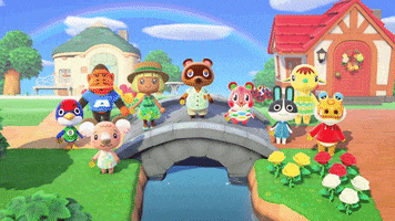 Animal Crossing Celebration GIF
