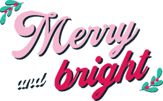 Merry Christmas Sticker by Mellorie