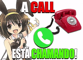 Haruhi Suzumiya Call GIF