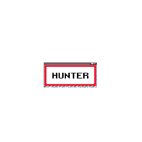 Logo Hunter Boots Sticker by Hunter
