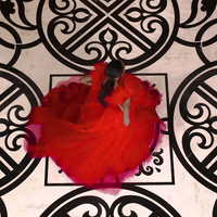 Brunette Red Dress GIF - Brunette Red Dress Stockings - Discover
