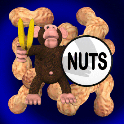 Monkey Peanuts GIF