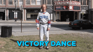 tristen victory dance keith apicary GIF