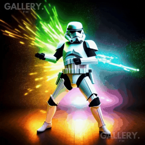 Storm Troopers Dance GIF by Gallery.fm