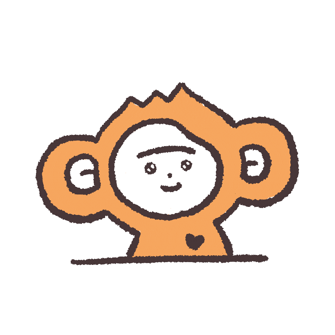 Monkey Sticker