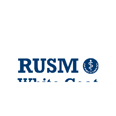 Rusmwhitecoat Sticker by Ross University School of Medicine