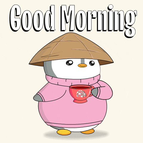 Coffee Morning GIF by Pudgy Penguins