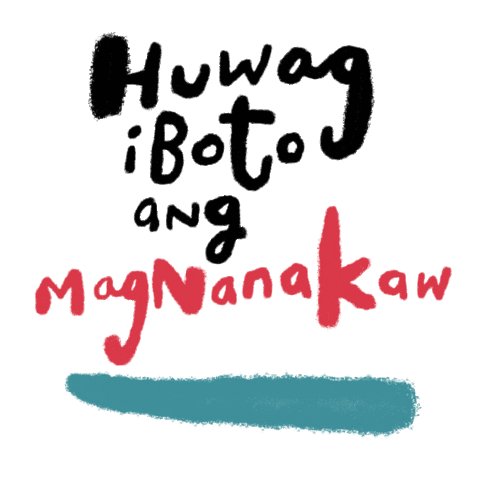 Magnanakaw Sticker by Common Ground Pinoy