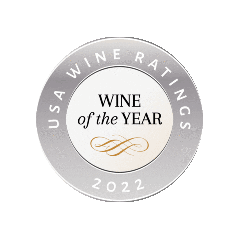 Wine Of The Year Sticker by USA Wine Ratings