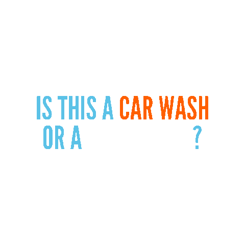 GO Car Wash Sticker
