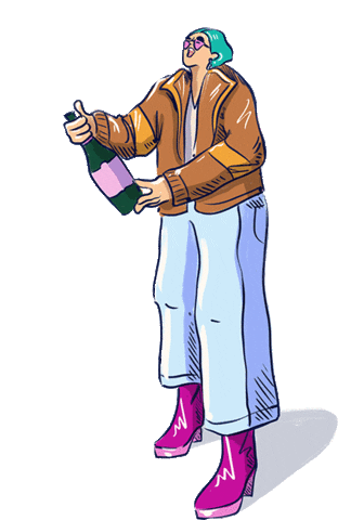 Rebel School of Wine Sticker