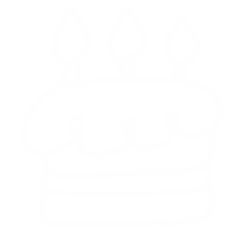 Happy Birthday Cake Sticker