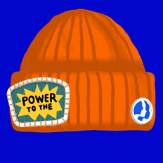 Power to the People beanie