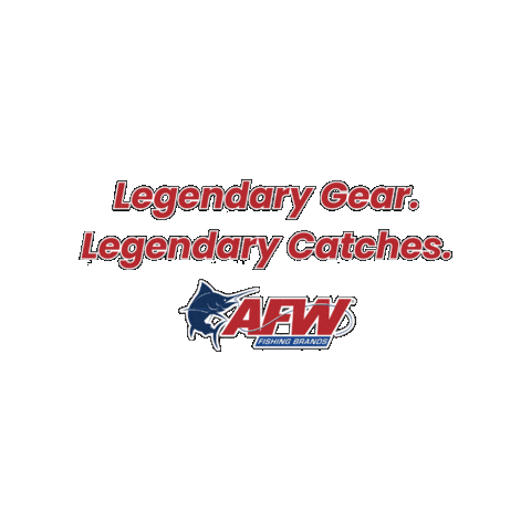 Fishing Tackle Fish Sticker by AFW Fishing Brands