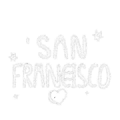 San Francisco Smile Sticker