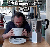 Coffee Break GIF by Dritan Alsela Coffee
