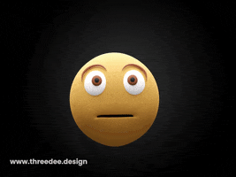 Scared 3D GIF