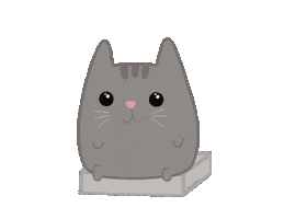Cat Cement Sticker