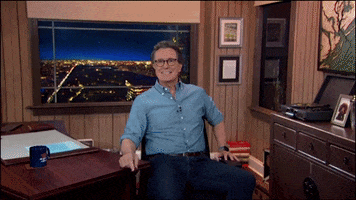 Stephen Colbert Slippers GIF by The Late Show With Stephen Colbert