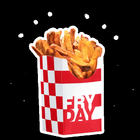 FRYDAY-FIRES-BURGERS-SHAKES fries fryday cartofi frydelivery GIF