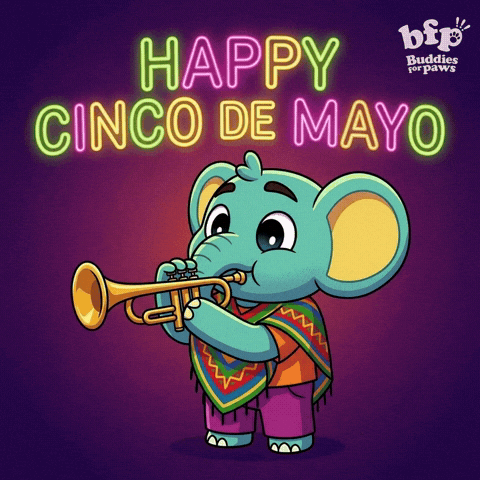 Trumpet Player Character GIF by Buddies for Paws