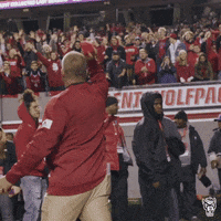 Toss Packfootball GIF by NC State Athletics
