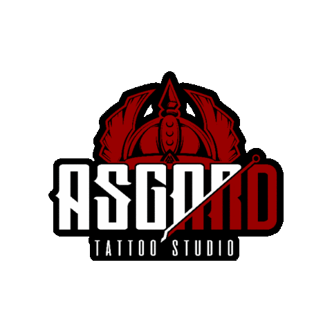 Barbearia Asgard Sticker