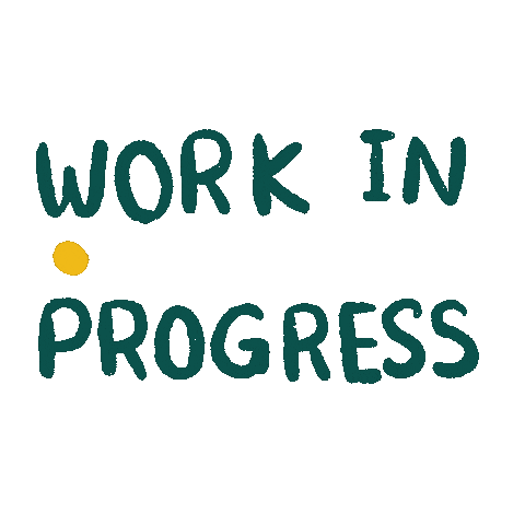 Work In Progress Sticker by Sooodesign