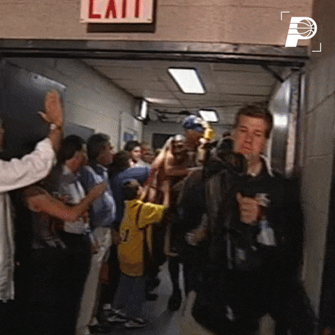 Happy National Basketball Association GIF by Indiana Pacers